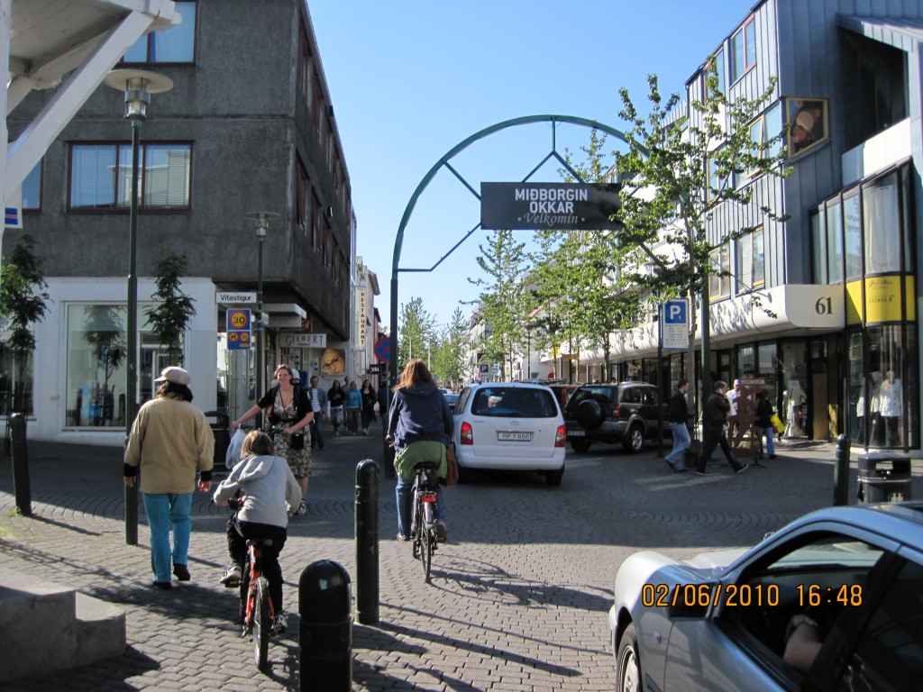 downtown Reykjavik